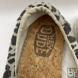 Animal print Hey Dude Slip-On Shoes size 10